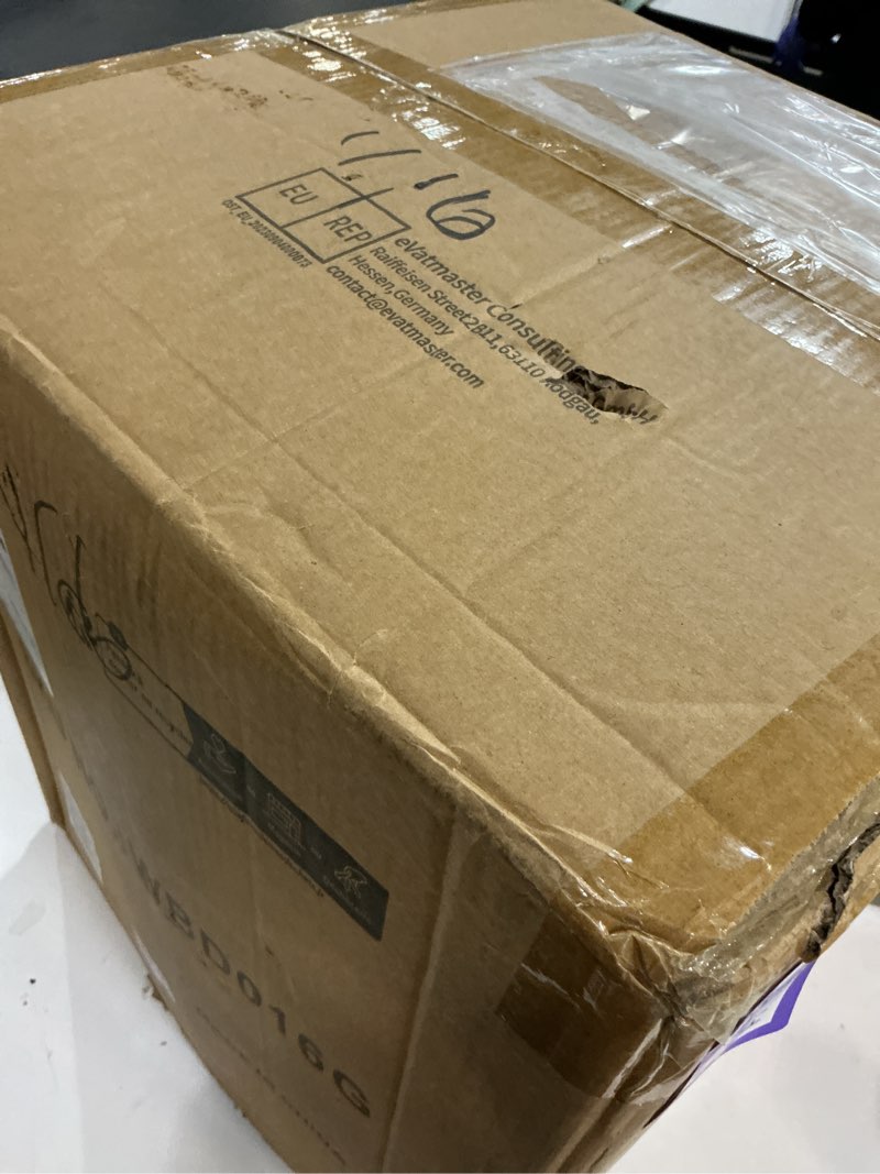 Condition photo showing Good Condition for IBUYKE Round Storage Ottoman Set of 2 Ottoman for Dorm Vanity Stool with Storage Velvet FootStools End Table Boucle Ottoman for Home Organization Gray UWBD016G Grey With Circular