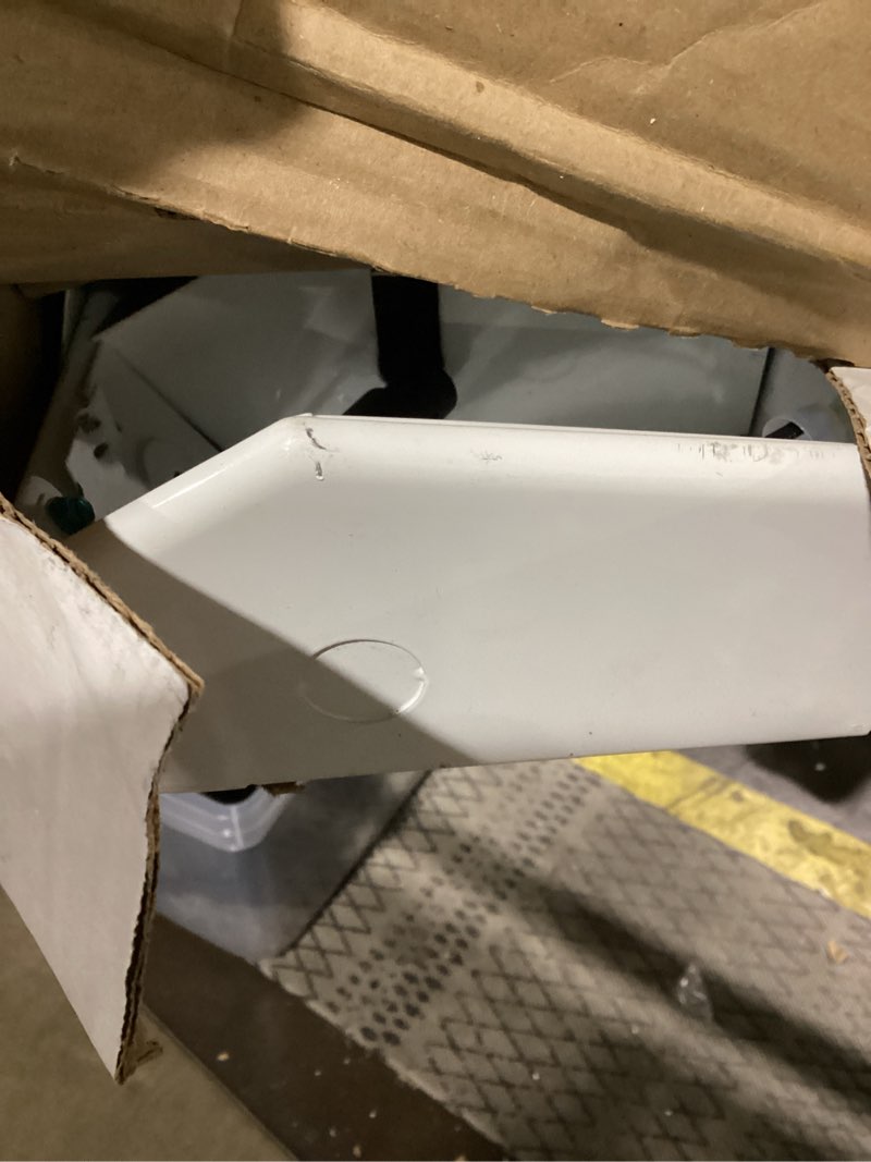 Condition photo showing As Is for KING 4K1210BW K Series Baseboard Heater, 4' / 1000W / 120V, Bright White 4' / 1000W / 120V Bright White