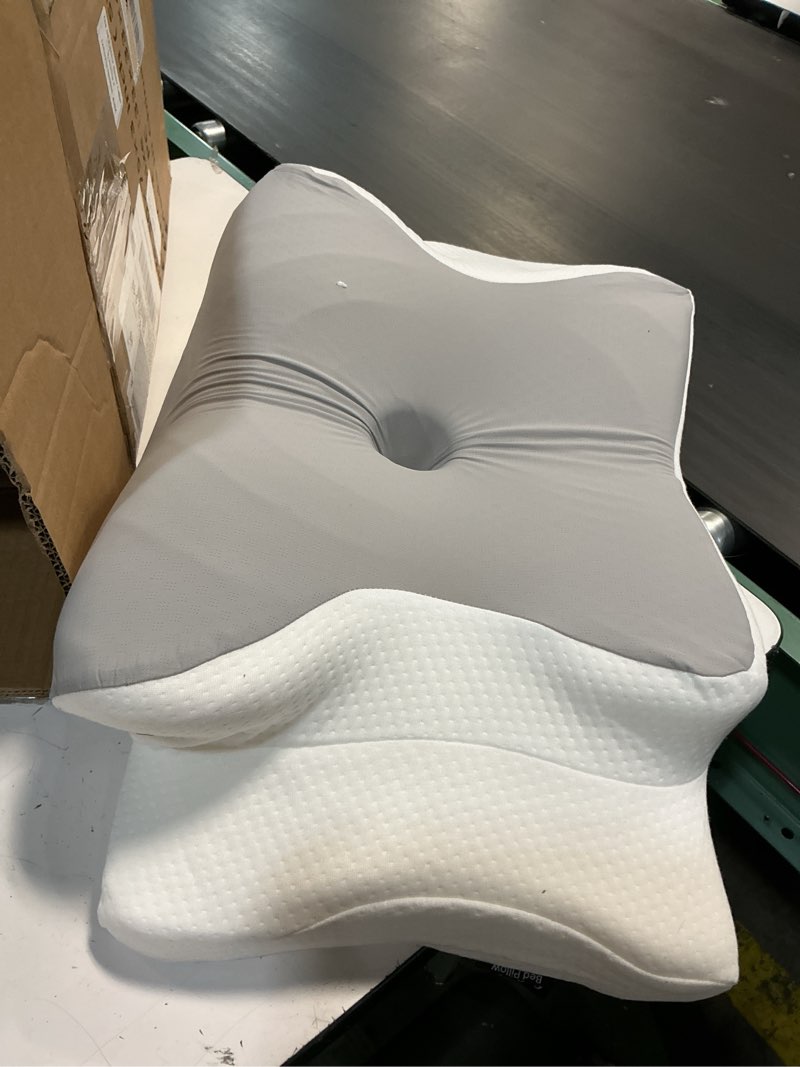 Condition photo showing Good Condition for pain relief cervical pillow for neck support,adjustable ergonomic pillow cozy sleeping,odorless orthopedic memory foam pillows,contour bed pillow for side back stomach sleeper