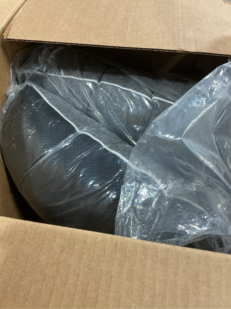 Condition photo showing Good Condition for yz home rocking chair cushion, set of thicken seat & back chair cushions with memory foam, non-slip chair pad with ties for for indoor&outdoor rocker, light grey, 22x17x5/17x17x5 light grey 22''x17''/17''x17''