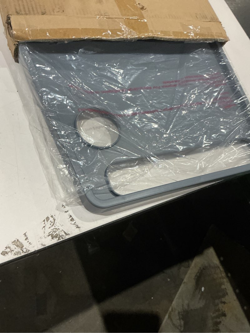 Condition photo showing Good Condition for walker tray table with 2 cup holders - universal trays for standard folding walkers - home mobility accessories by bluestone (gray)