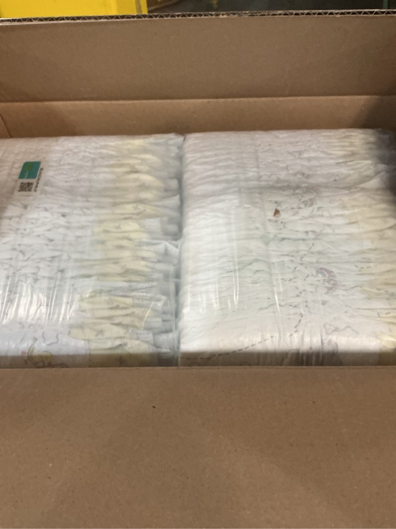 Condition photo showing New/Like New for pampers swaddlers diapers, size 5 (20-37 lbs), 132 count, absorbent, keeps baby dry and comfortable, skin safe disposable baby diaper (packaging may vary) size 5 132