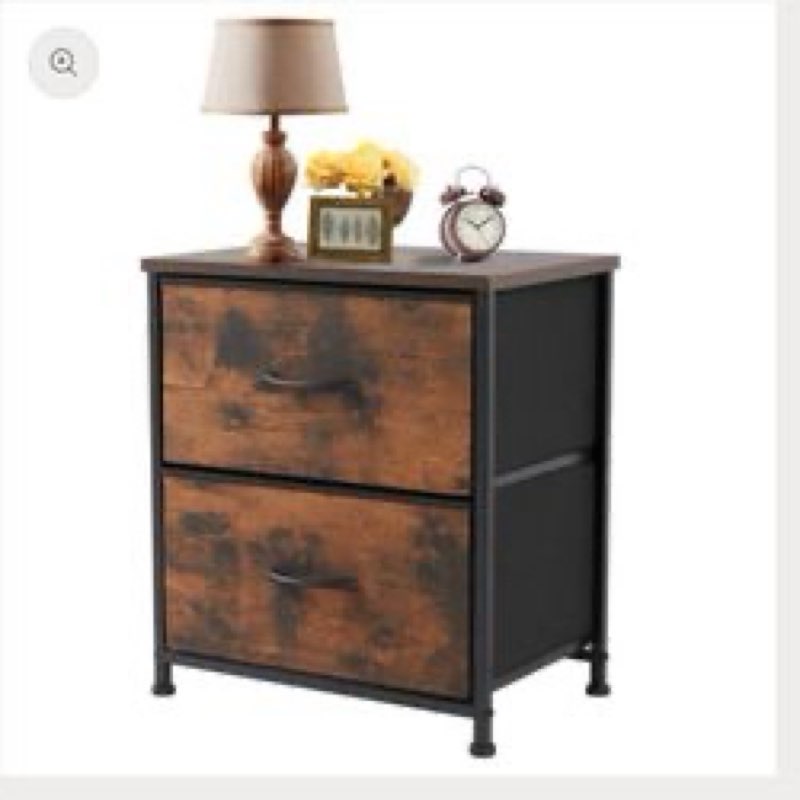 CAB-2BC-RUST Drawer Dresser 