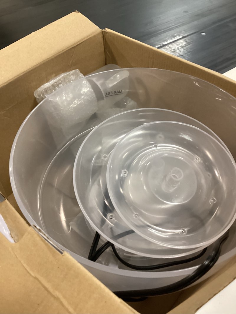 Condition photo showing Good Condition for kusini drink fountain for parties - 1.5 gal, 3 tier punch bowl drink tower, led base, 6 reusable cups - drink dispenser machine for, juice, punch, pani puri fountain for party hosting supplies