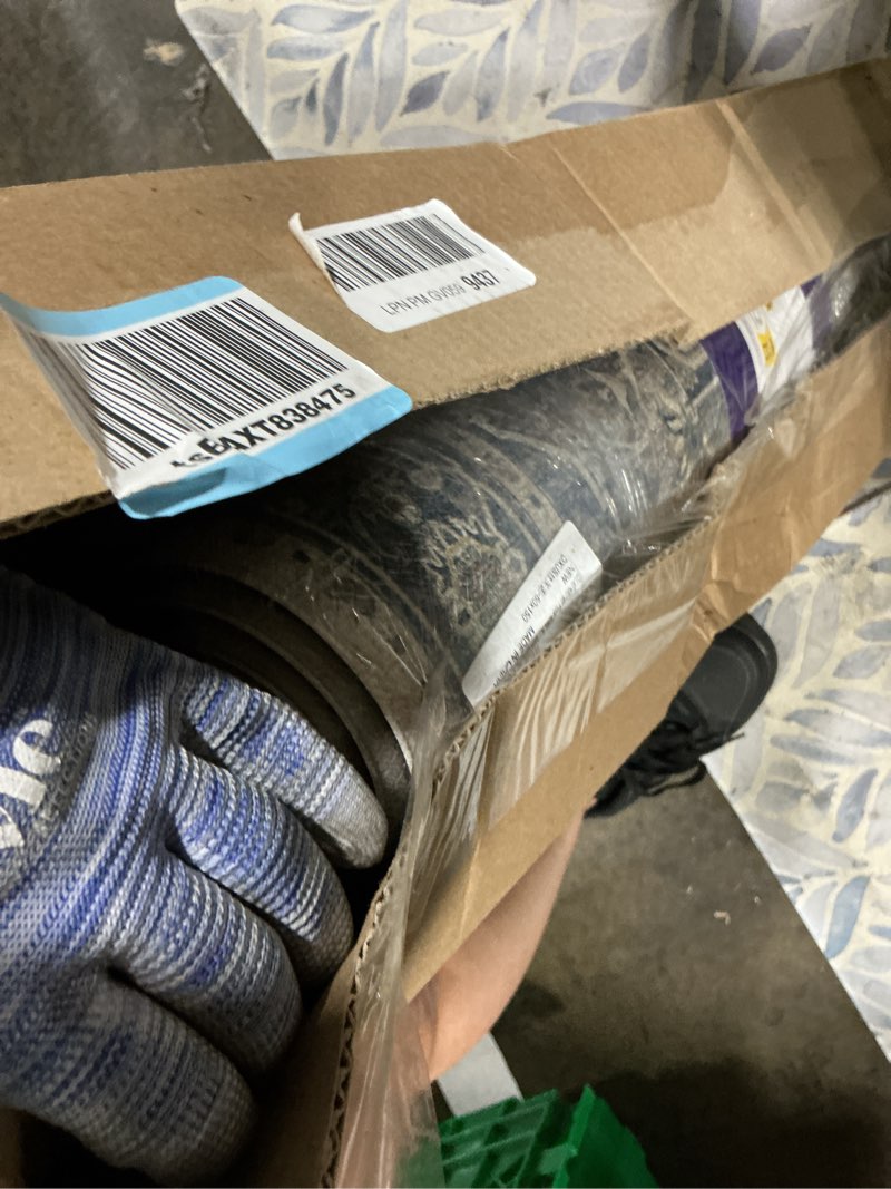 Condition photo showing Good Condition for dexi kitchen floor mats cushioned anti fatigue, 23x59 long wide standing comfort runner rug, waterproof retro floral memory foam padded for front sink laundry, grey floral 59"l x 23"w x 0.4"th beige grey