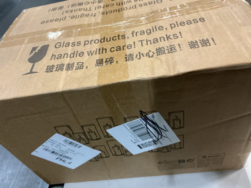 Condition photo showing New/Like New for phosphor hurricand candle holder 18 pcs, glass pillar candle holder, clear glass cylinder candleholder glass cylinder vase for centerpieces wedding party decoration clear 18pcs