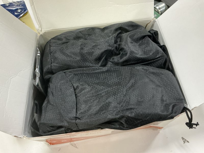 Condition photo showing Good Condition for Sunany Inflatable Foot Rest Pillow for Airplane - Kids/Adults - Adjustable Height Cushions, to Sleep While Traveling,Suitable for Office,Home and Any Travel?Dark Grey,2 Pack? Dark Grey 2 Pack