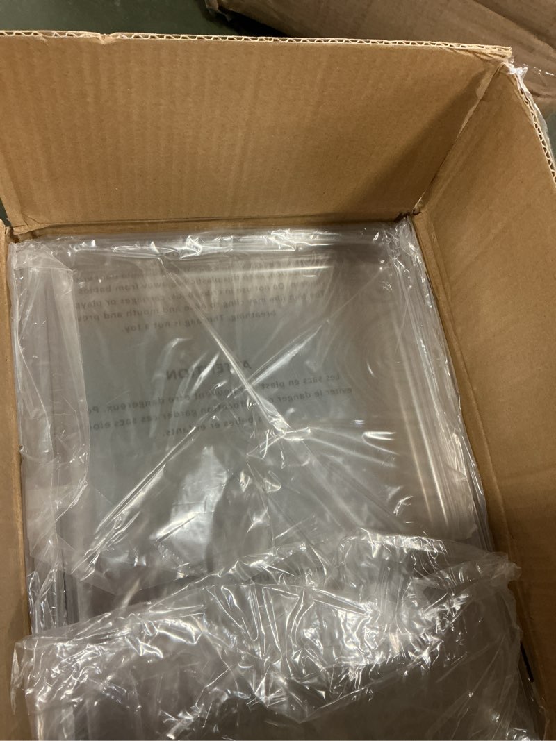 Condition photo showing New/Like New for ClearSpace Plastic Storage Bins with Lids X-Large – Perfect Kitchen Organization, Desk Organizer or Pantry Storage – Desktop Organizer, Pantry Organization and Storage Bins, Cabinet Organizers 8 Pack