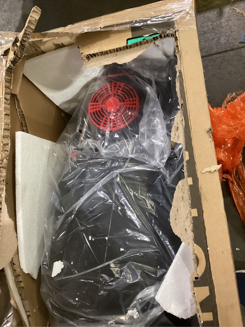 Condition photo showing Good Condition for (may be damaged+not tested)14 gallon ultra quiet air compressor with 2 quick couplers 2hp 8.75 cfm, max 115 psi pressure oil-free air compressor tank, 70db quiet compressor for auto repair, tire inflation 110v/60hz