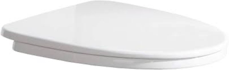 Woodbridge Toilet Seat with Cover, White, Slow-Close, Quick-Release for Easy Cleaning.Seat 01