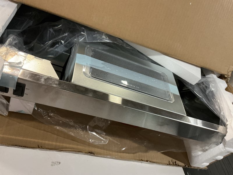 Condition photo showing Good Condition for GE 24in. Under Cabinet Range Hood, convertible Duct, 2 Speed Exhaust Fan, Front Control and Reusable Filter, Stainless Steel 24 Inch Stainless Steel