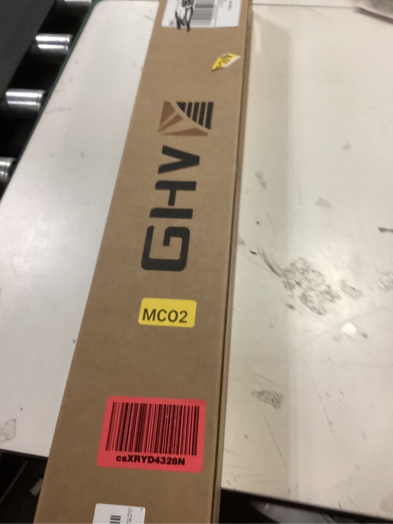 Condition photo showing New/Like New for GHV Corded Zebra Blinds for Windows Blackout Dual Layer Privacy Shades for Indoor Windows Light Control for Day and Night Home Office (Black, 33 in(W) x 64 in(H)) Black 33"W x 64"H