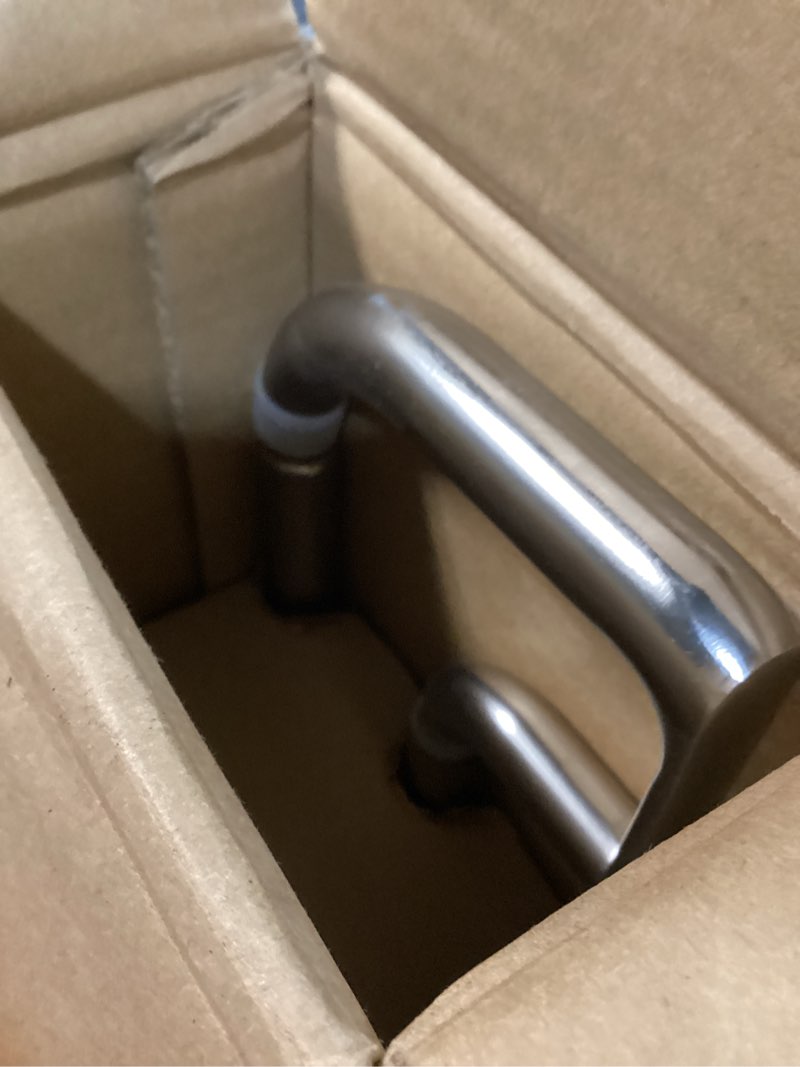 Condition photo showing Good Condition for Umbra Twilight Double Curtain Rod Set – Wrap Around Design Ideal for Blackout or Room Darkening Panels, 48 to 88 Inches, Nickel Nickel 48" to 88"