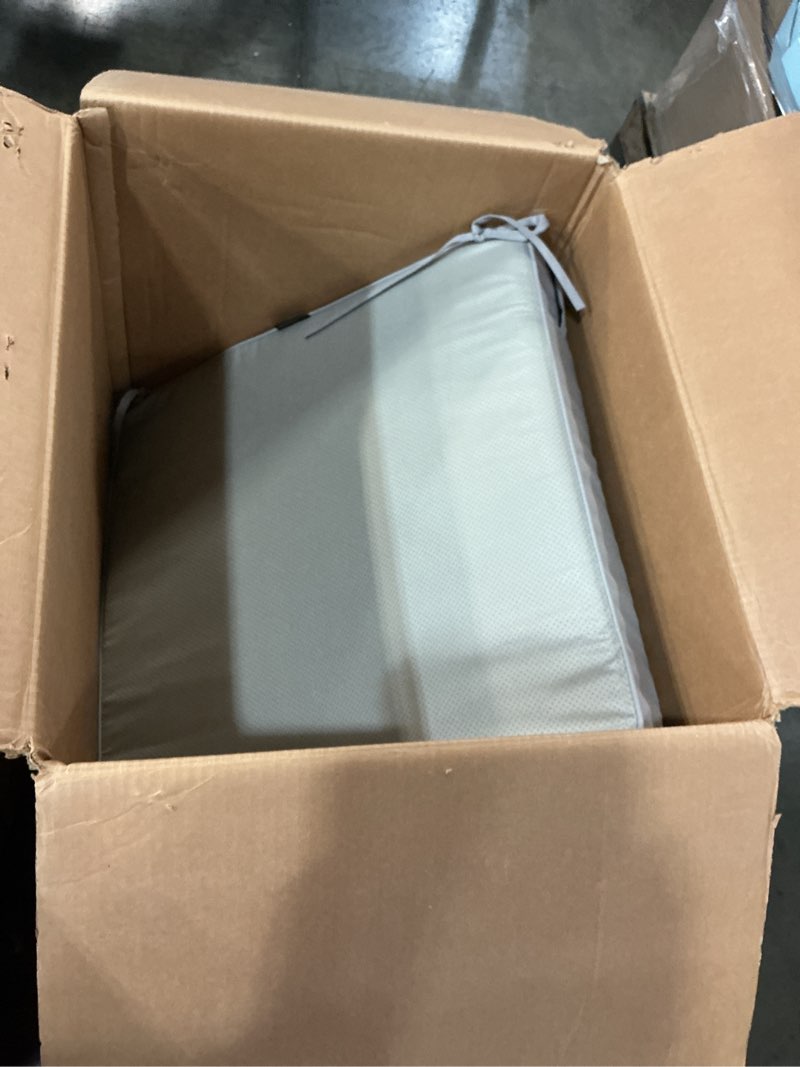 Condition photo showing Good Condition for aaaaacessories outdoor seat cushions for chairs, fade-resistant, waterproof patio furniture replacement cushions, 25.5" x 25.5" x 5" + 25.5" x 13.5", gray gray 25.5"x25.5"x5" / 25.5"x13.5"