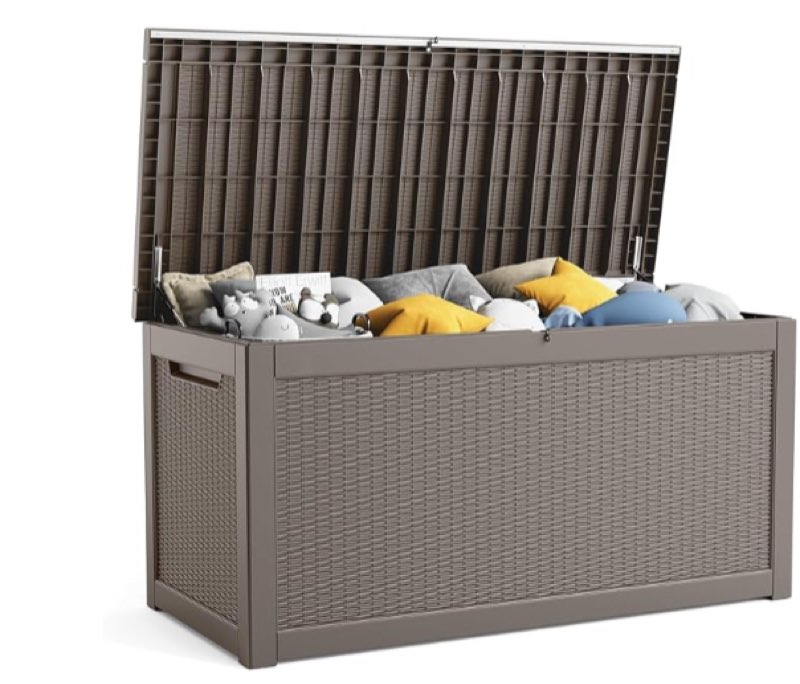 260 Gallon Resin Outdoor Deck Box