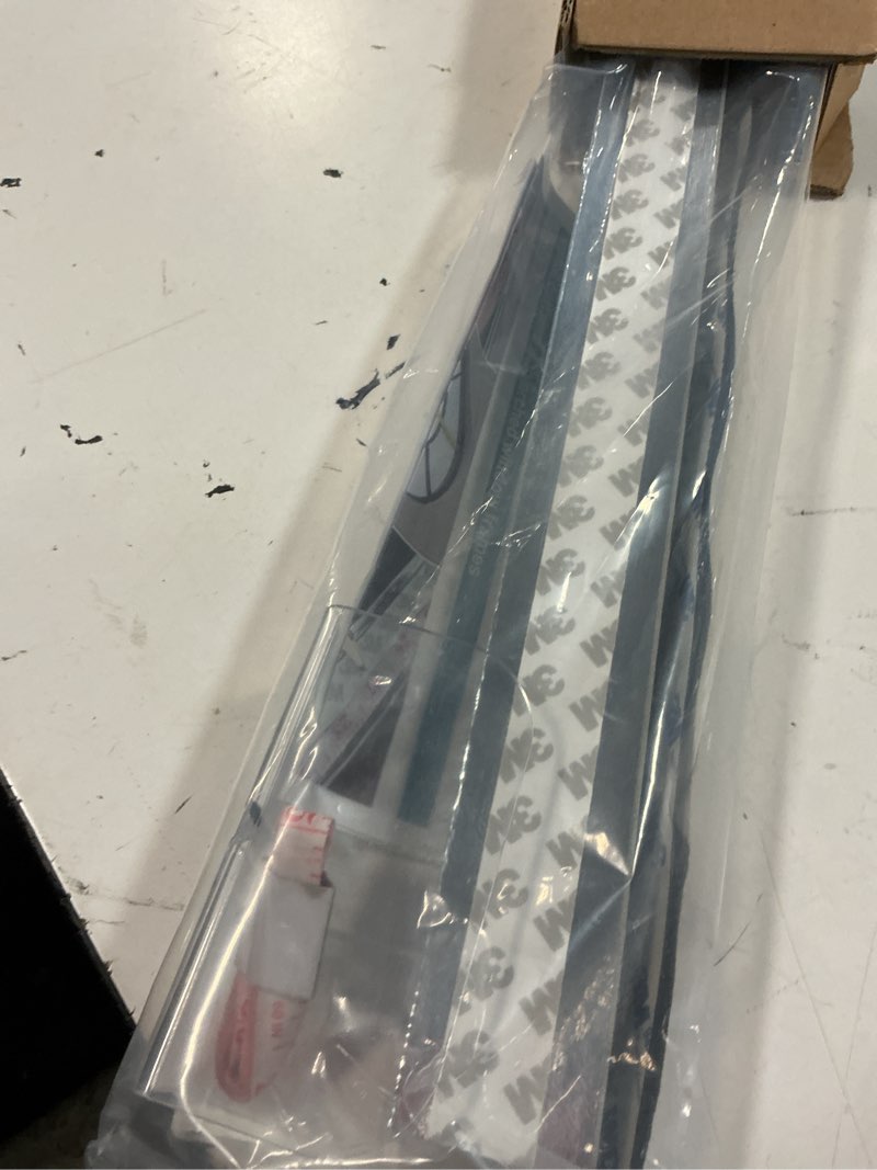 Condition photo showing New/Like New for changshade arch window shades blackout,half moon(radius: 24") blackout pleated window shades, half circle no drill cellular shades for windows, easy cut and install gray 24"*48"-1pcs