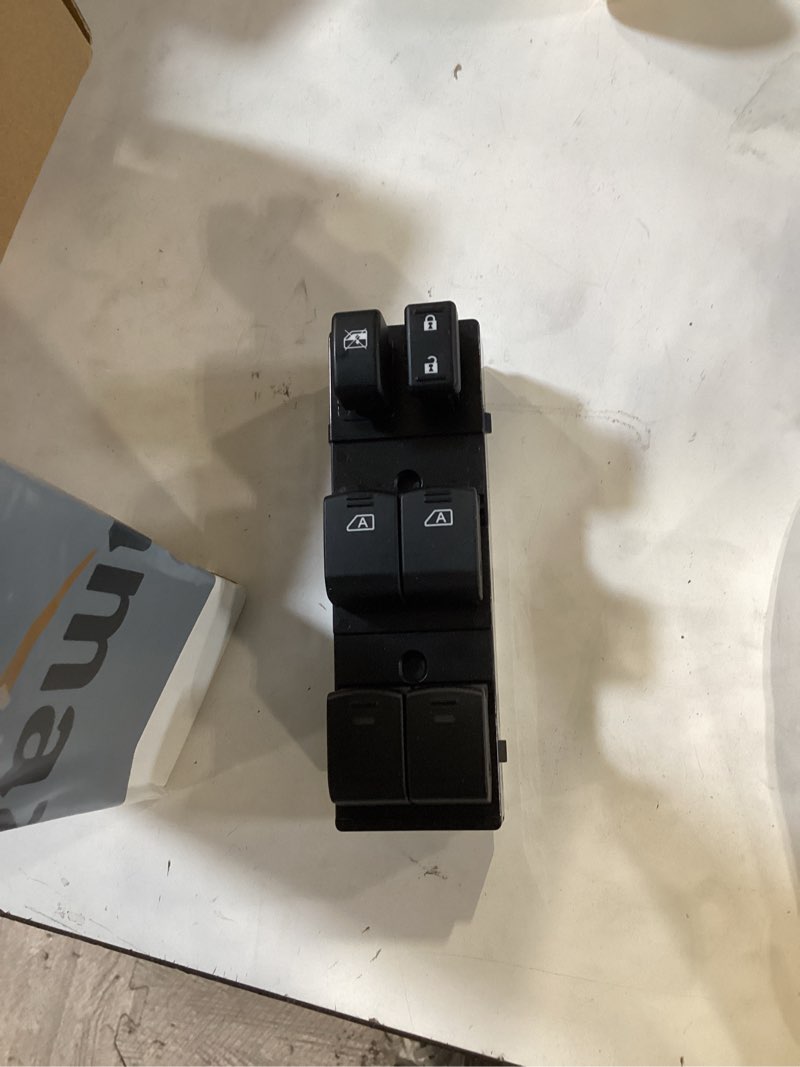 Condition photo showing Good Condition for master power door lock window control switch for nissan altima sedan s, se, sl, sr, hybrid 2007-2012 07 08 09 10 11 12 driver side power window controller switch 25401-zn50b