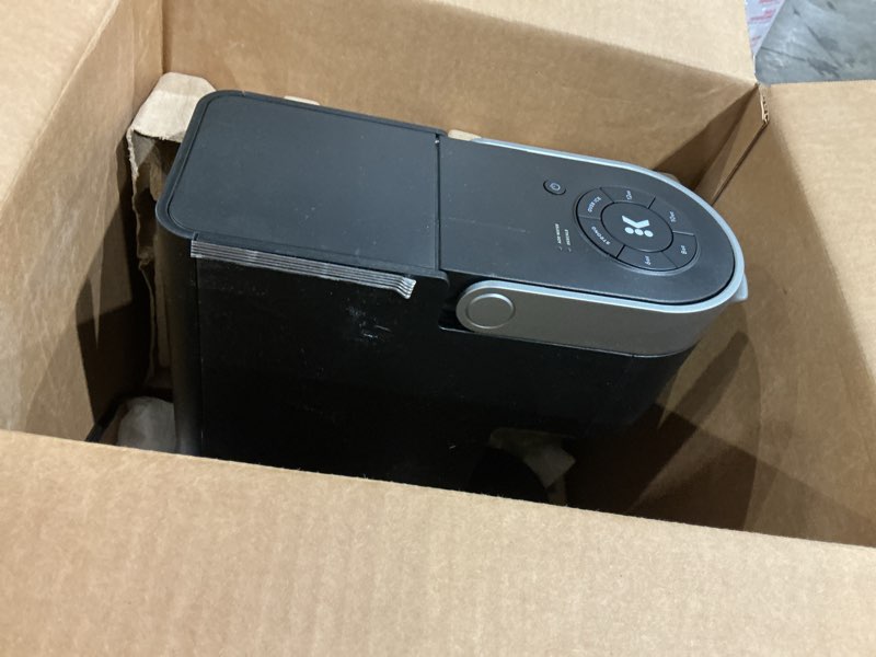 Condition photo showing As Is for keurig k-supreme single serve k-cup pod coffee maker, multistream technology, 4 brew sizes, 66oz dual-position removable reservoir, black black coffee maker