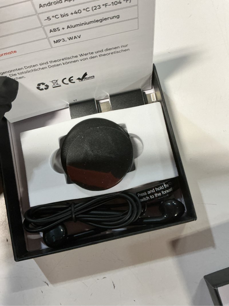 Condition photo showing Good Condition for 136GB(9800Hours) Magnetic Voice Activated Recorder - Recording Device with AI-Intelligent Triple Noise Reduction, Portable Dictaphone Digital Voice Recorder with Playback for Lecture Meeting Interview