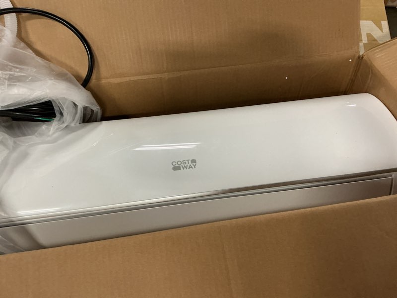 Condition photo showing As Is for (incomplete)36k btu 2 zone 12k plus 18k mini split air conditioner 23 seer2 208-230-volt wifi enabled