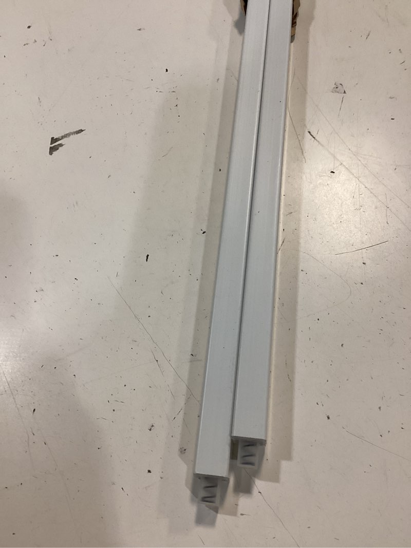 Condition photo showing Good Condition for 2 pack 24 inch towel bar for bathroom wall mount, spring loaded replacement towel rods for bathroom shower towel racks and holder white-2 pieces
