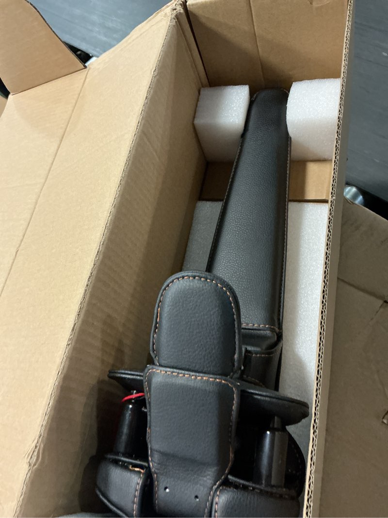 Condition photo showing Good Condition for amorin leather car steering wheel lock anti theft device adjustable length fit for cars trucks vans and suvs with 2 keys leather cover & reinforced steel core scratch-resistant design black