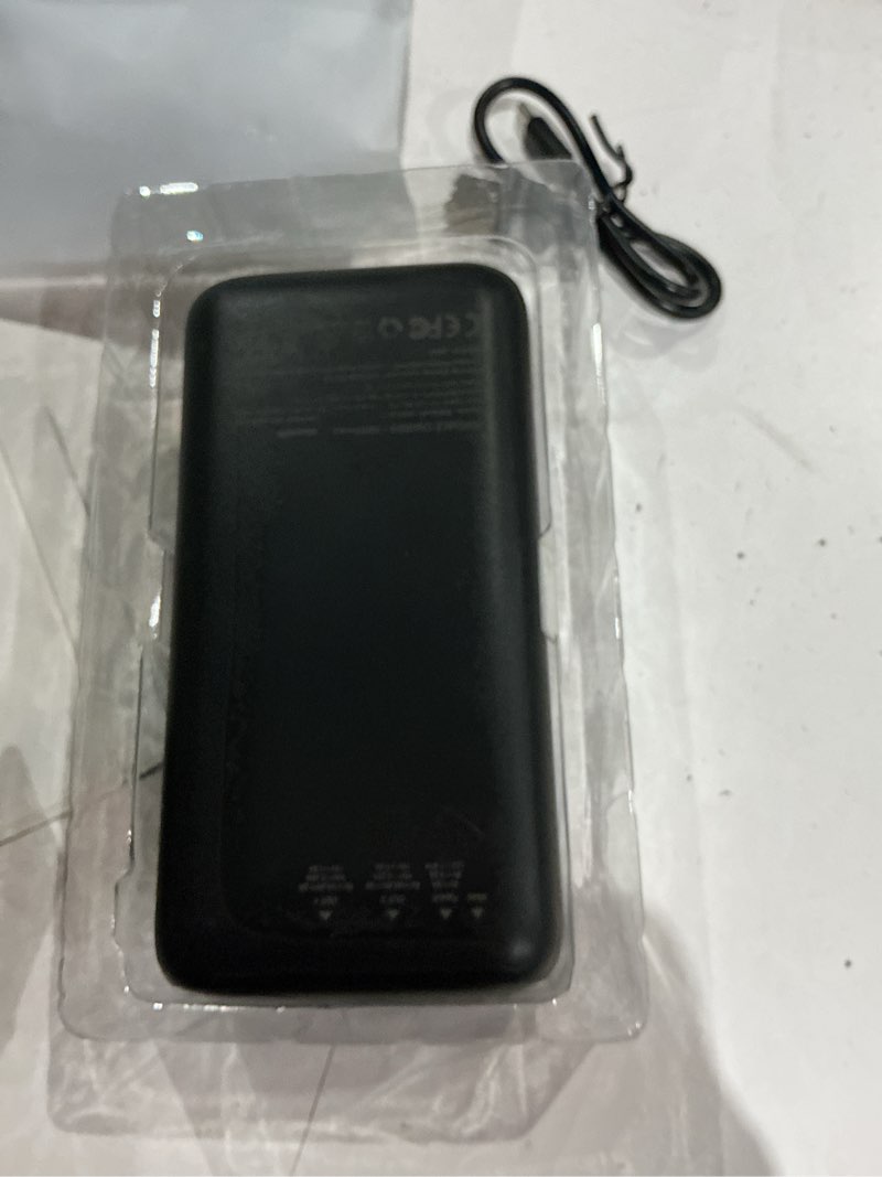 Condition photo showing As Is for ohoviv portable charger 50000mah power bank - 22.5w fast charging external battery pack,usb-c portable phone charger for iphone 17/16/15/14/13 pro android samsung, for travel camping essential space black