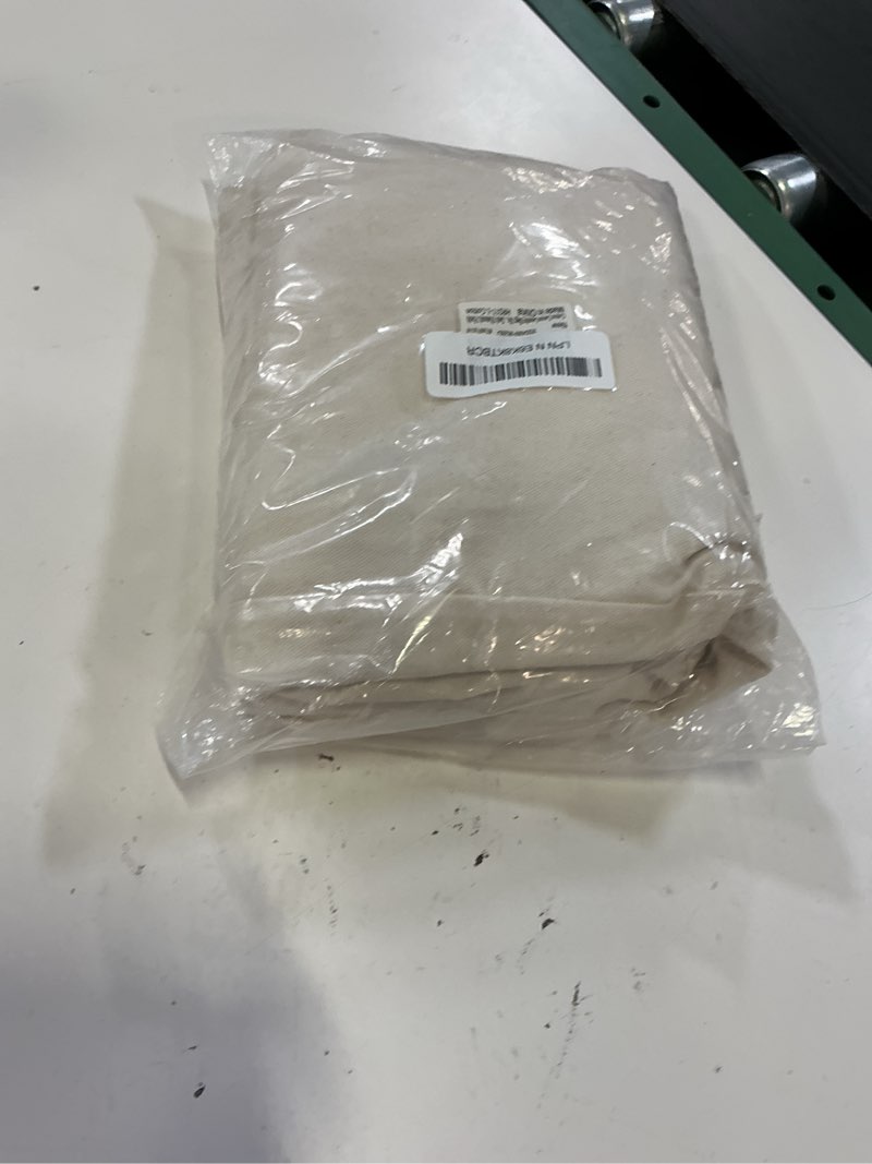 Condition photo showing Good Condition for cotton canvas laundry bags with handles & square base 16"wx16"dx27.6"h, extra large heavy duty laundry basket hamper liner, washable drawstring dirty clothes bag cotton storage sack (natural,1 pack) narural 1-pack | square base 16"wx16"depthx27.6"h