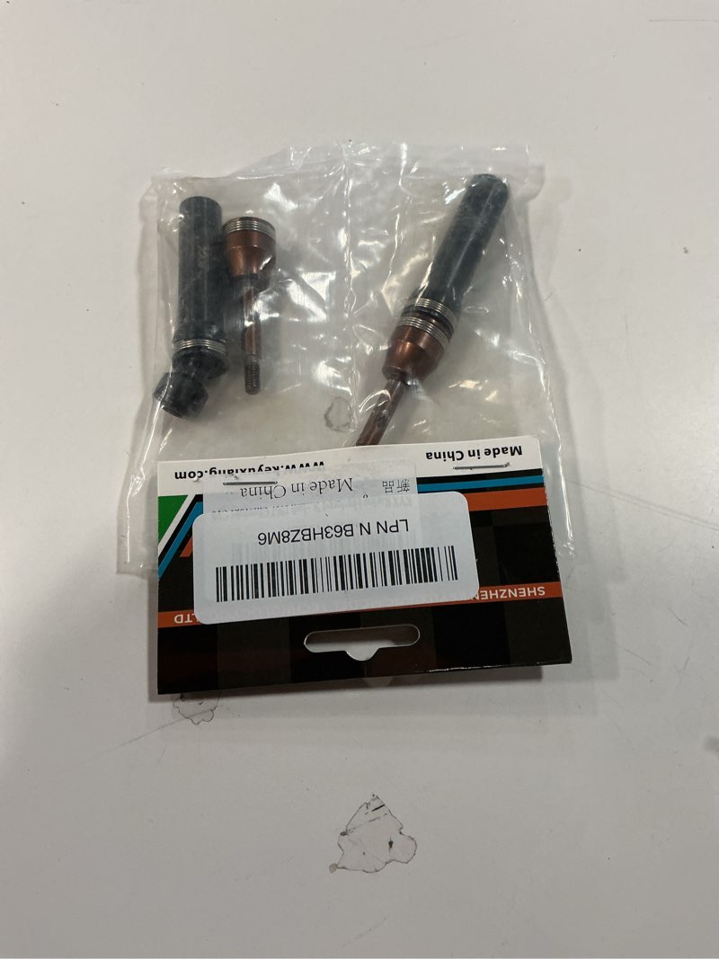 Condition photo showing As Is for KYX Racing Hardened Steel Rear CVD Drive Shafts Driveshafts Left Right Upgrades Parts Accessories for RC Crawler Car Traxxas 1/10 Drag Slash 1967 C10