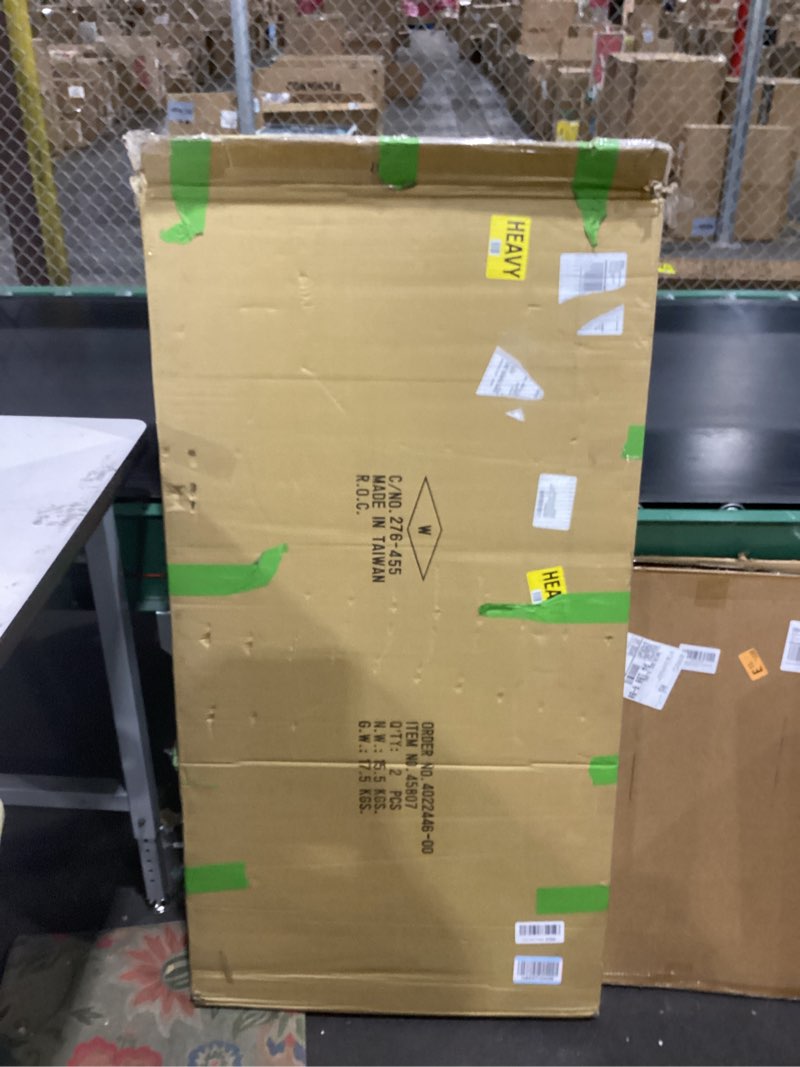 Condition photo showing Good Condition for SSWBasics 4 ft x 2 ft Horizontal Black Slatwall Panels for Wall (24"H x 48"L) - Pack of 2 - Garage W