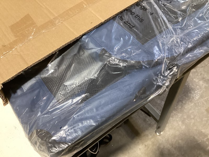 Condition photo showing Good Condition for extra large cat carrier soft sided, portable small dog carrier for 2 cats, 24"x16.5"x16" car travel folding comfortable design with bowl, blue blue without curtain