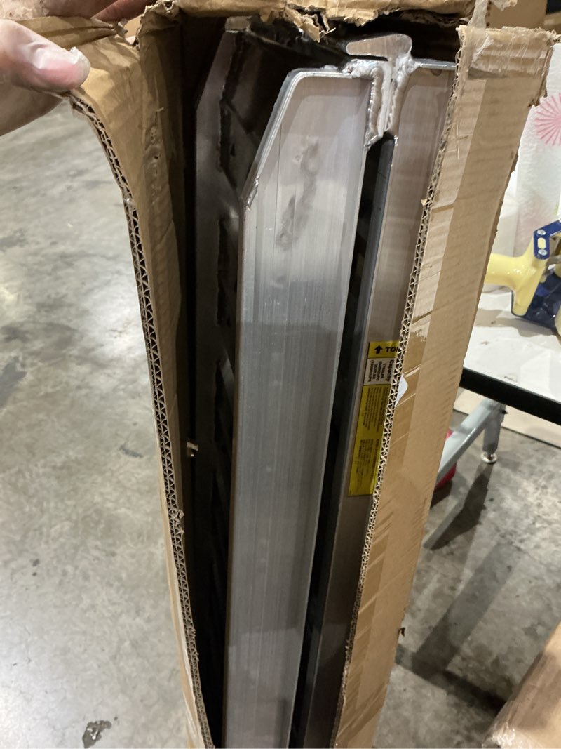 Condition photo showing Good Condition for liekumm 4ft aluminum truck ramps, 2 pcs 3520 lbs capacity heavy-duty trailer ramps, portable loading ramp for pickup trucks, atvs, motorcycles, lawn mowers, and utvs