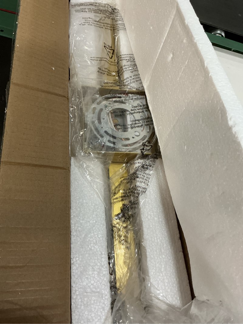Condition photo showing Good Condition for sinerise led modern bathroom vanity light fixtures (24-inch, 3000k/4000k/6000k, dimmable), gold modern acrylic bathroom wall lighting fixtures over mirror 24-inch gold