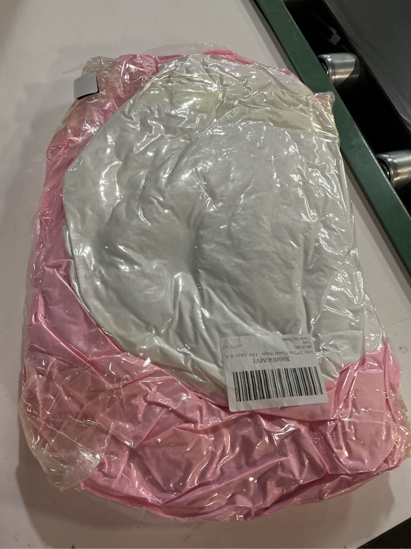 Condition photo showing New/Like New for 1Pcs 20*20in Flower Shape Seat Cushion - Non-Slip Cute Chair Pad with Plush Comfort Lazy Sofa Floor Pillow for Office, Bedroom & Living Room Decor, Supportive Lumbar Relief for Adults & Kids (Pink)