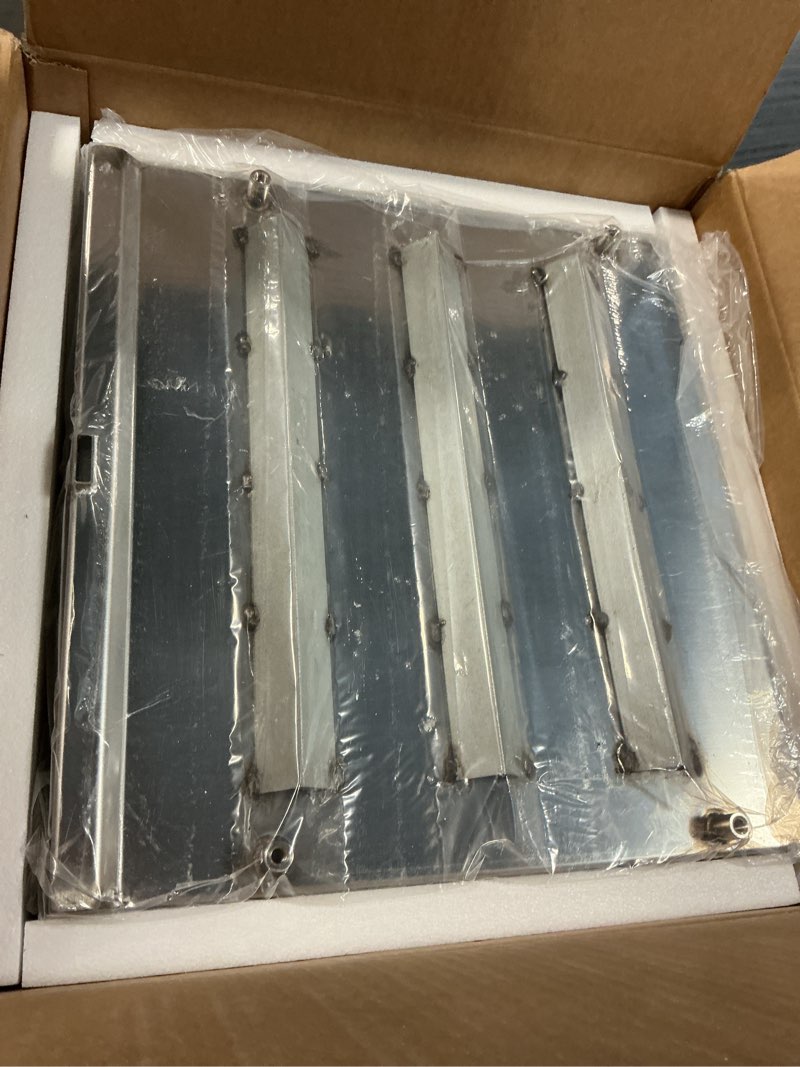 Condition photo showing Good Condition for stanbroil stainless steel flat top griddle for blackstone 17 inch tabletop grill station, griddle replacement top with rear grease system