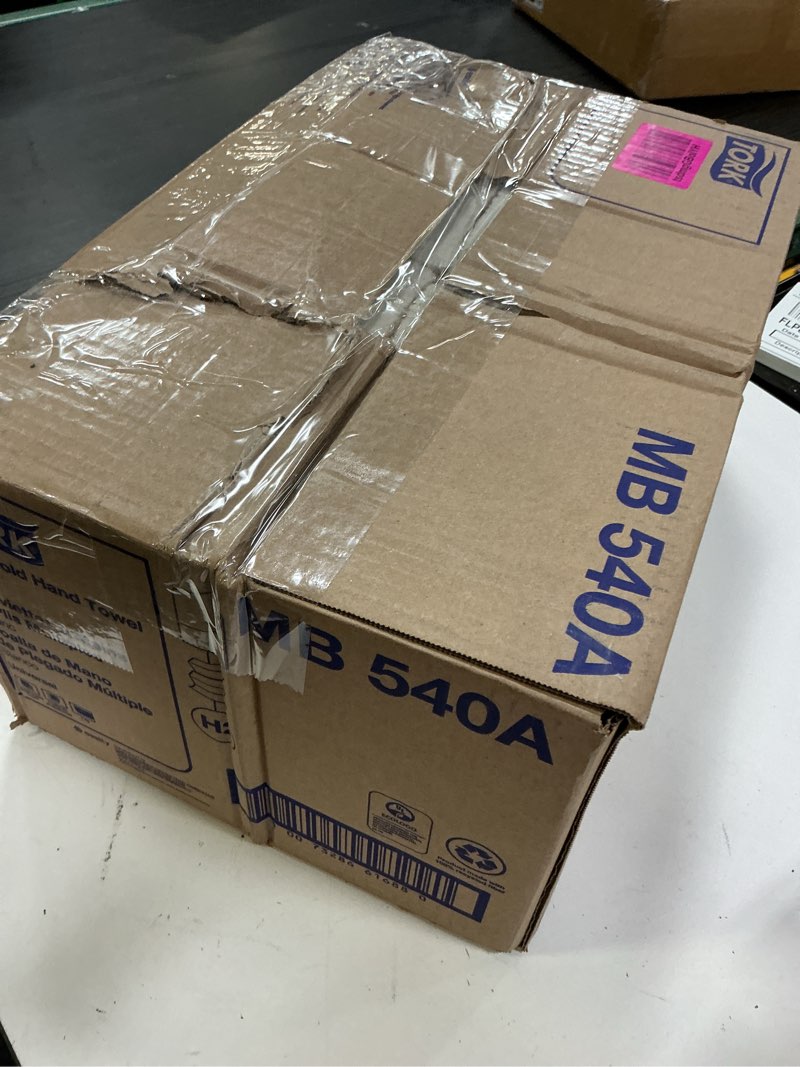 Condition photo showing New/Like New for tork multifold hand towel white h2, universal, 100% recycled fibers, 16 x 250 towels, mb540a 16 x 250 hand towels