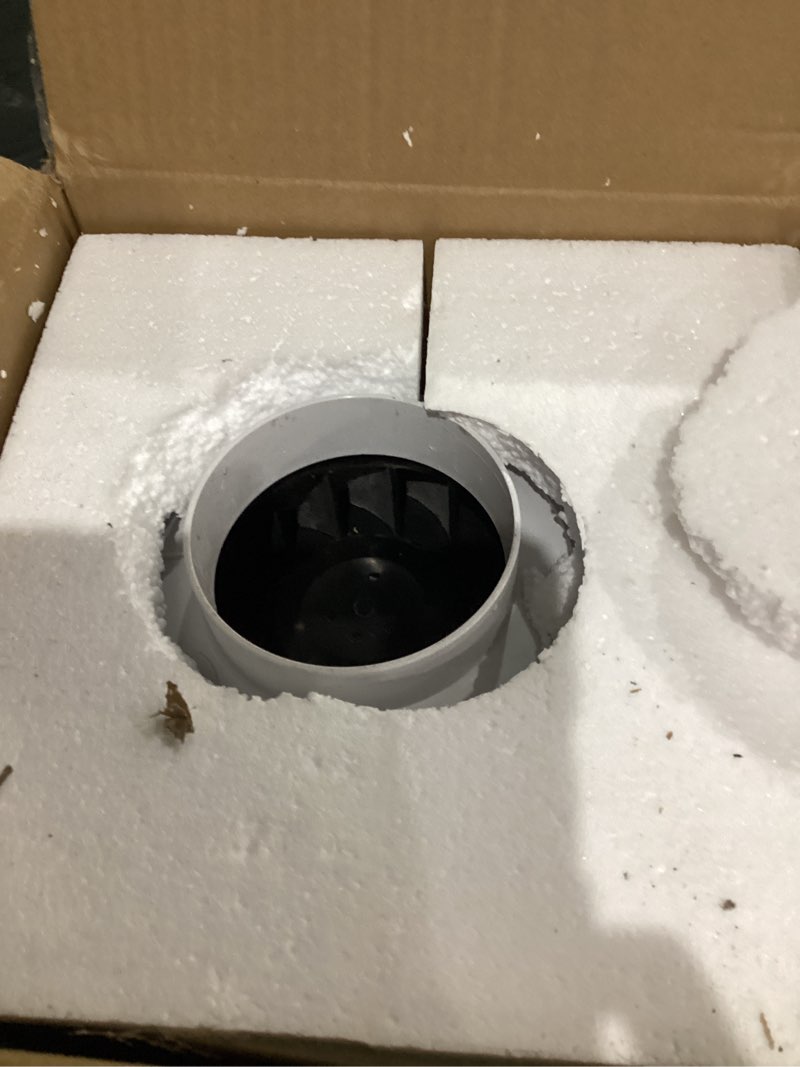 Condition photo showing As Is for Dryer Booster Fan with Pressure Switch for Automatic Activation, Effectively Boosting Drying Efficiency and Reducing Lint Buildup. Compatible with Dbf110 Vent Booster Fans? 4-Inch With Plug, 167 CFM