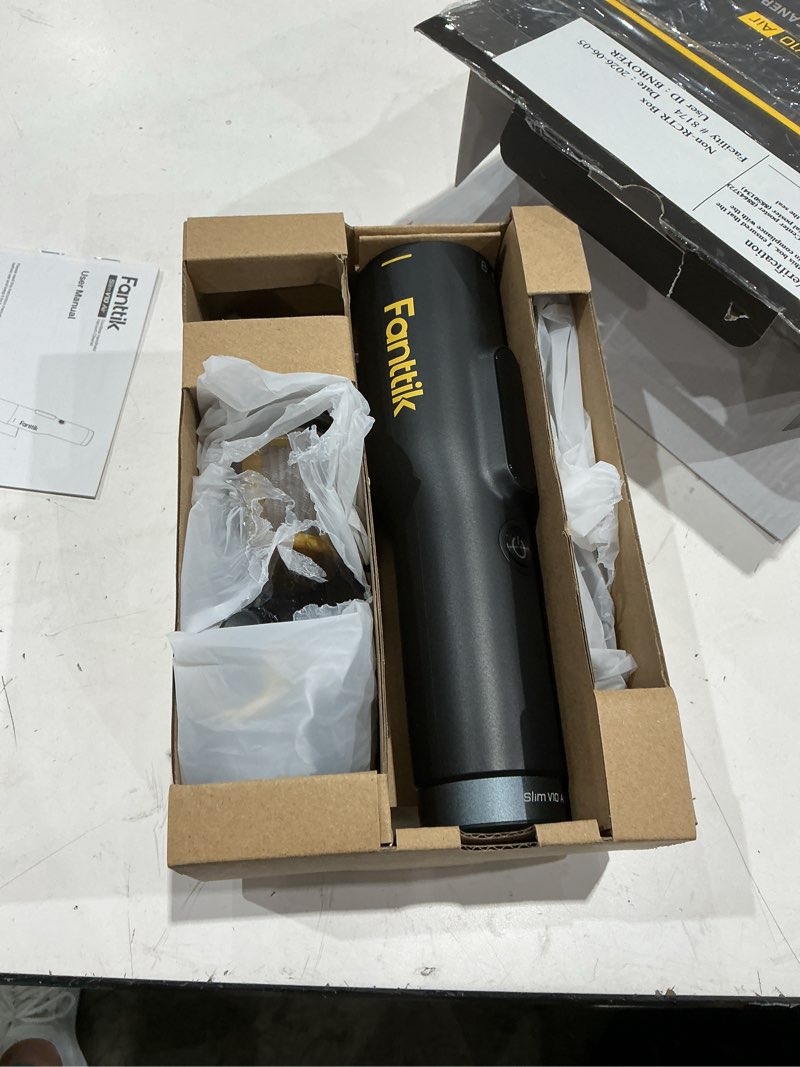 Condition photo showing As Is for fanttik v10 air cordless handheld vacuum cleaner (incomplete )