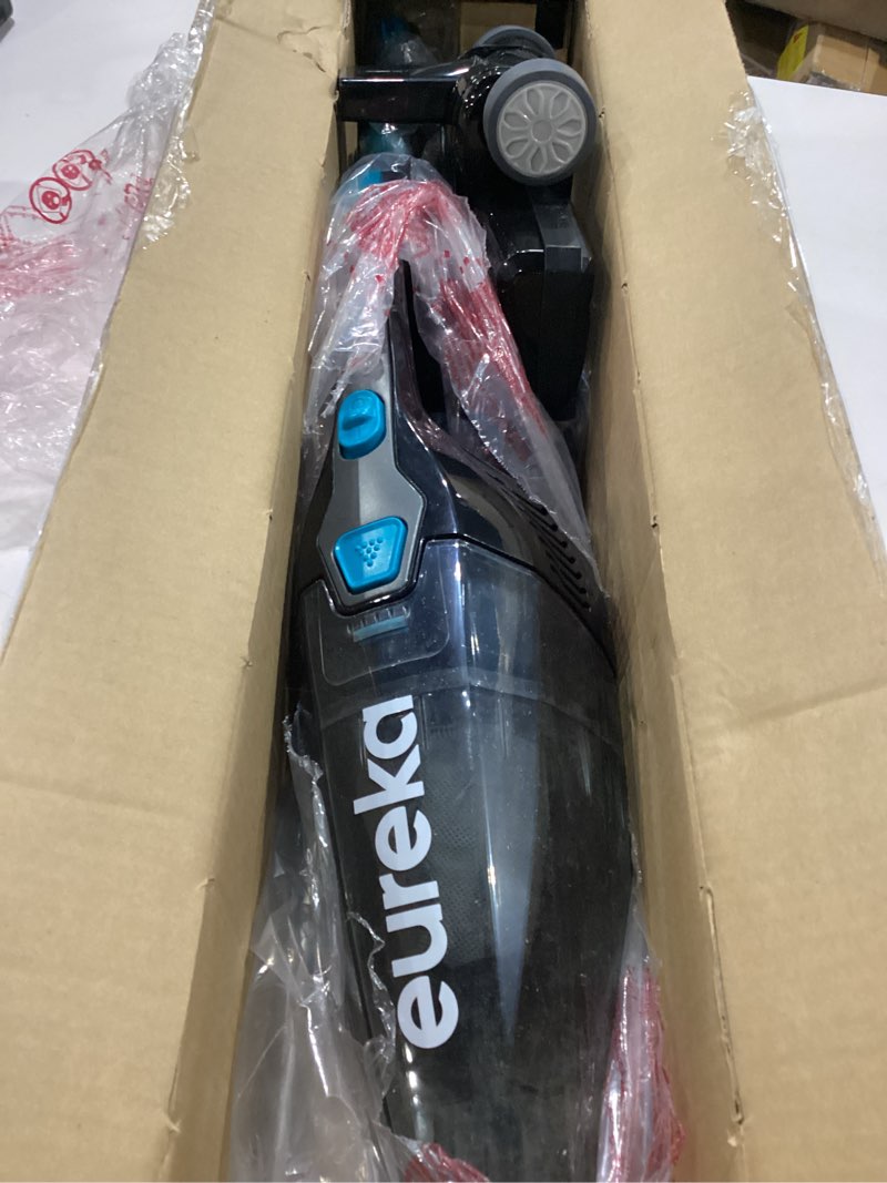 Condition photo showing As Is for not tested eureka nes215a blaze 3-in-1 swivel handheld & stick vacuum cleaner, blue