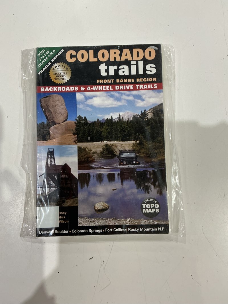 Condition photo showing Good Condition for colorado trails front range region: backroads & 4-wheel drive trails