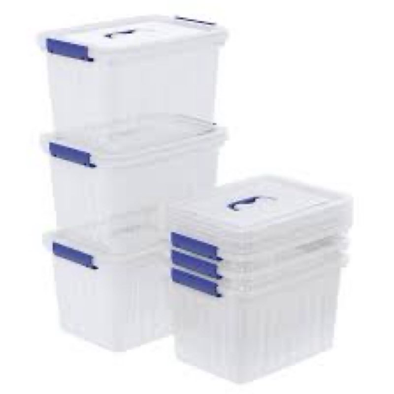 6 Storage boxes 