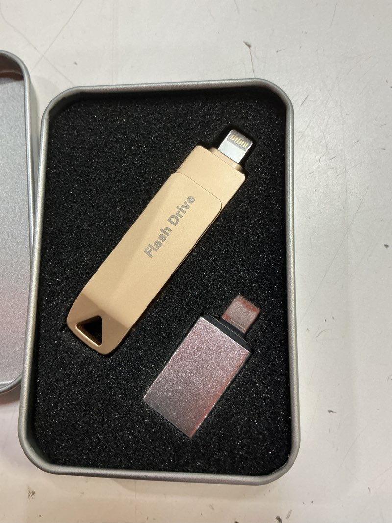 Condition photo showing Good Condition for 512gb photo stick for phone, qainerly usb flash drive for phone all models, 4-in-1 design transfer storage, ipad/pc/android