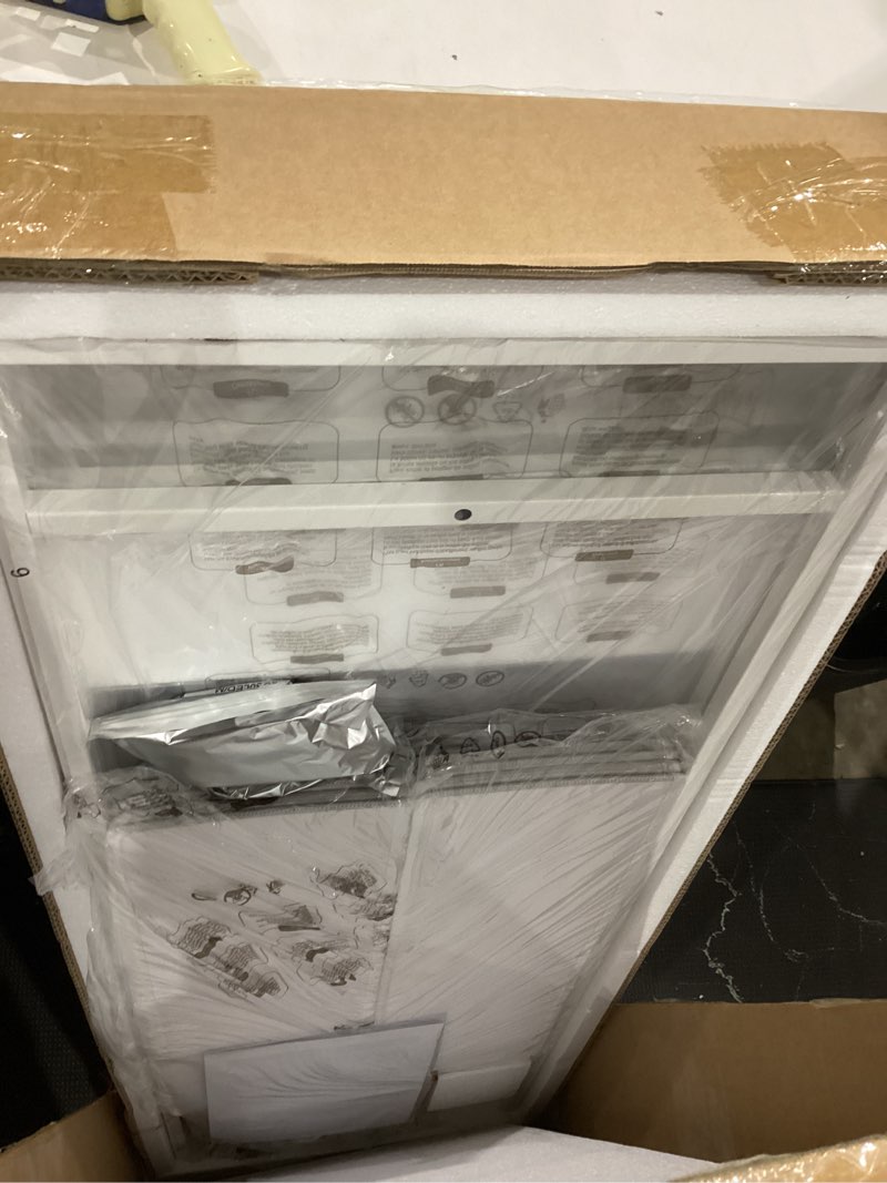 Condition photo showing Good Condition for fabric dresser with clothes rack, 4 drawers dresser for bedroom with charging station and led lights, chest of drawers with wheels, steel frame, wood top, for bedroom, closet, white