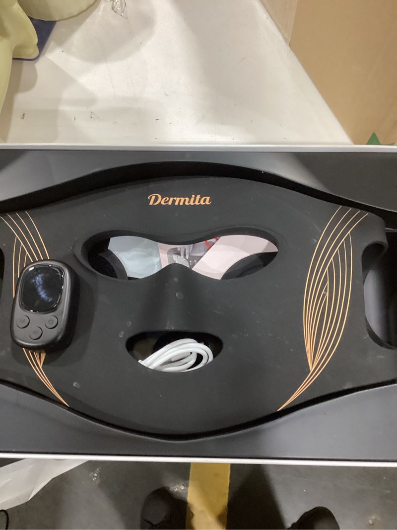 red light therapy for face wireless with 400 leds, 360° led face mask light therapy with 4 modes & n