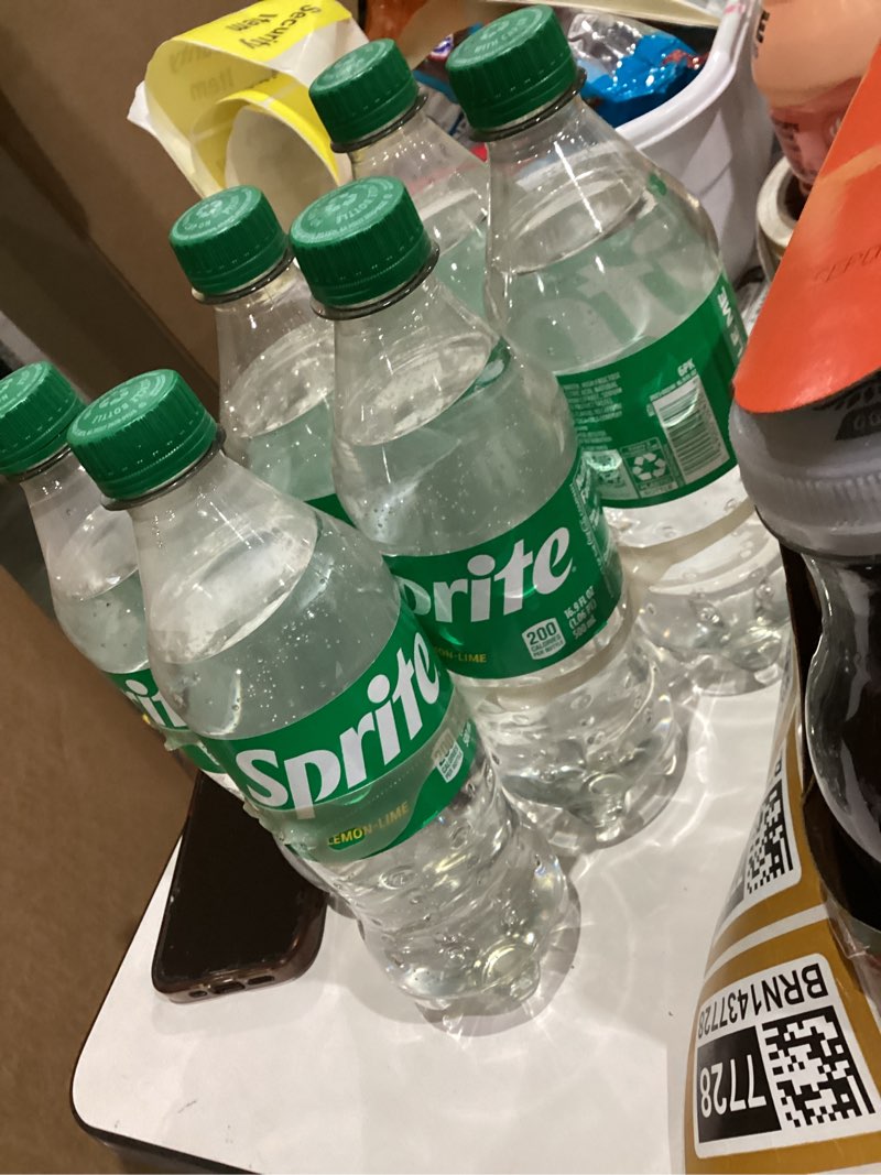 Condition photo showing New/Like New for Sprite Lemon Lime Soda Soft Drinks, 16.9 fl oz, 6 Pack Sprite 16.9 fl oz (Pack of 6)