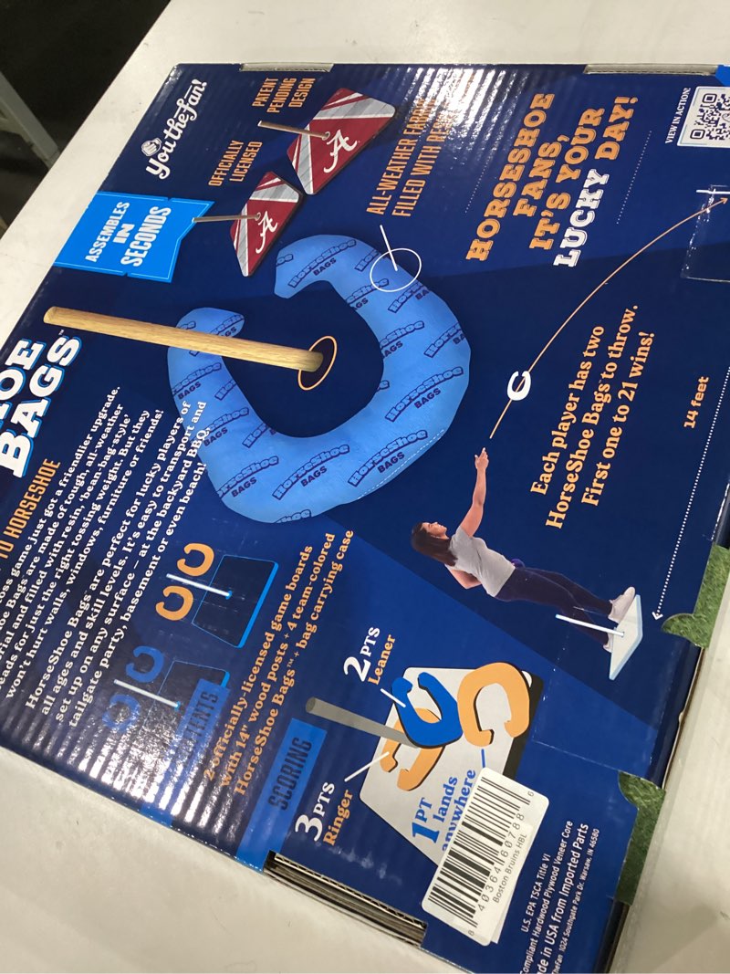 Condition photo showing Good Condition for YouTheFan NHL Boston Bruins Horseshoe Bags Game