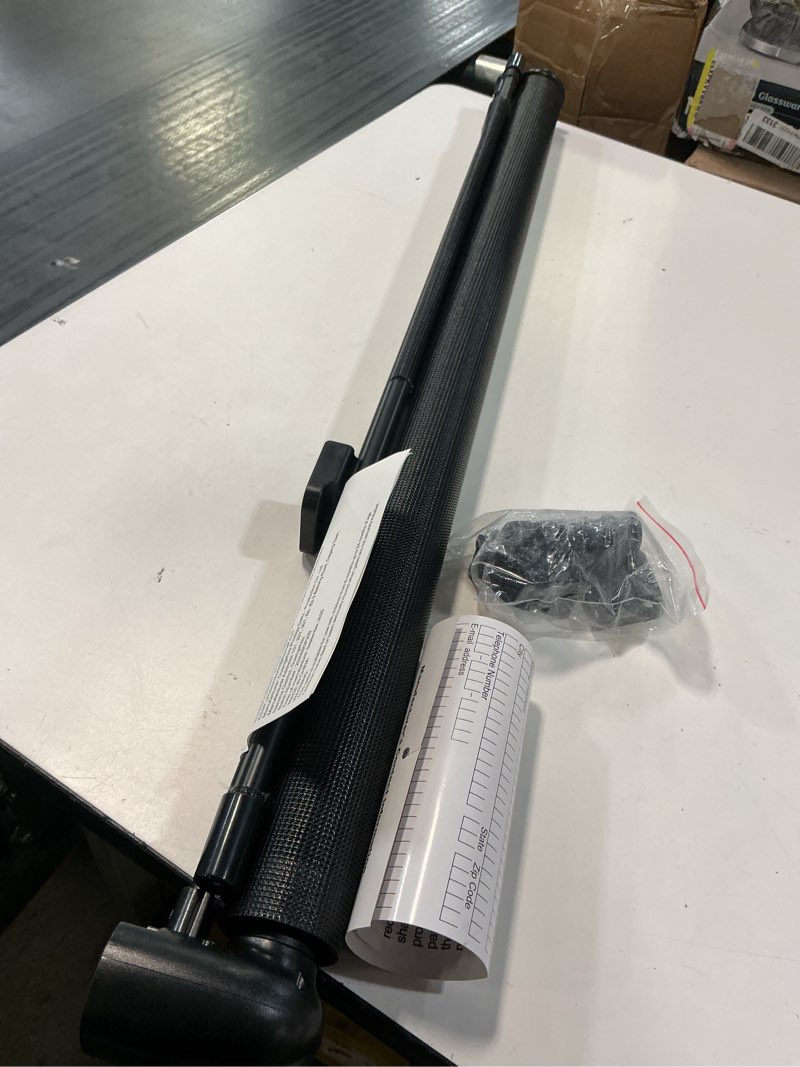 Condition photo showing As Is for 70 inch wide retractable baby gate for doorways, extra long dog gate indoor pet gate retractable gate outdoor gates for decks, extra long baby gates for large openings, black black 33'' tall x 70'' wide