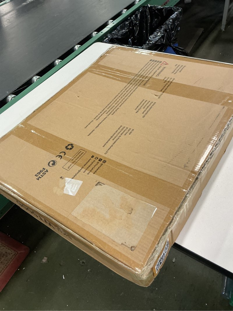 Condition photo showing New/Like New for Tiny Land Easel for Kids with 2 Drawing Paper Roll, Adjustable Kids Art Easel, Learning-Toy for 3,4,5,6,7,8 Years Old Boy & Girls, Wooden Chalkboard & Magnetic Whiteboard & Painting Paper Stand