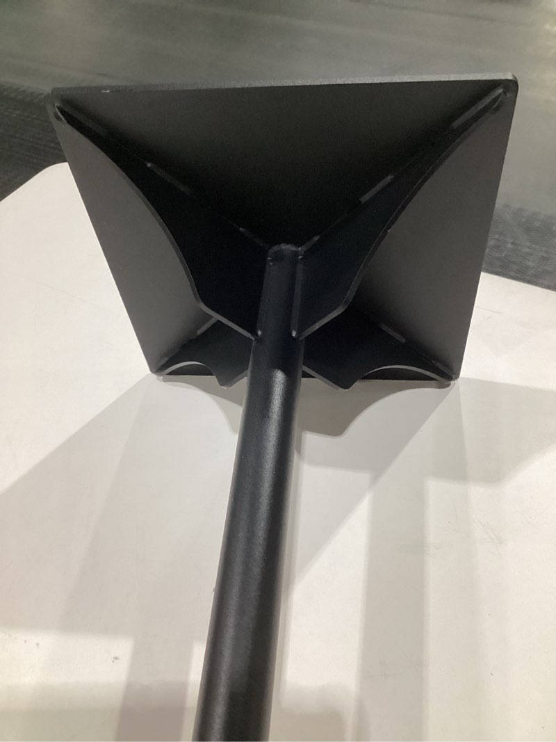 Condition photo showing Good Condition for Fully Welded Tamper Tool, 8"x8" Steel Landscaping Ground Leveler for Yard with 48" Rubber Grip Handle, Heavy Duty Tool for Landscape Construction, Flattening and Smoothing Soil, Gravel