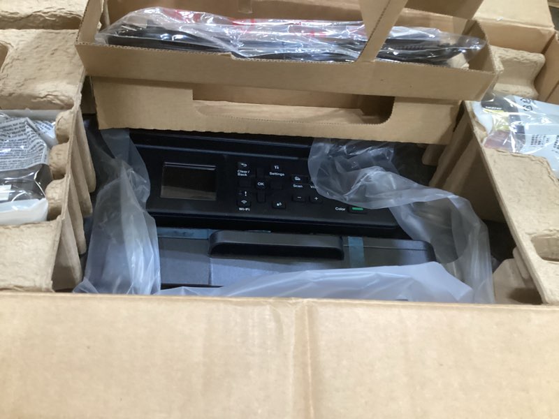 Condition photo showing As Is for brother work smart 1360 wireless color inkjet all-in-one printer with automatic duplex printing and 1.8” color display | includes refresh subscription trial(1) (mfc-j1360dw) (uses lc501 series inks)